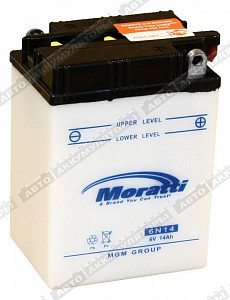 Мотоаккумулятор 6V 6N14 (ME0614) - фото Мотоаккумулятор 6V 6N14 (ME0614) - фото