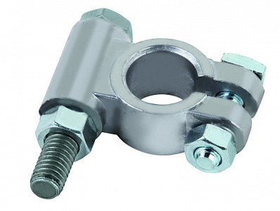 Аккумуляторные клеммы Клемма грузовая с болтом плюс (05315) - фото Аккумуляторные клеммы Клемма грузовая с болтом плюс (05315) - фото