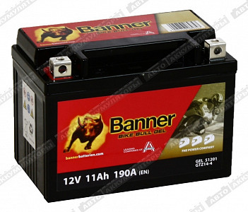 Мотоаккумулятор Bike Bull GTZ14-4 GEL (51201) - фото Мотоаккумулятор Bike Bull GTZ14-4 GEL (51201) - фото