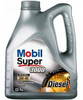 Моторное масло Mobil Super 3000 X1 DIESEL 5W40 4л