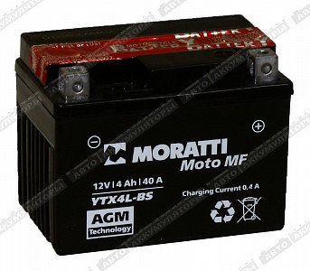 Мотоаккумулятор YT4L-BS, YTX4L-BS - фото Мотоаккумулятор YT4L-BS, YTX4L-BS - фото