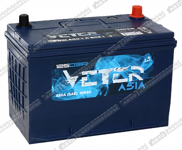 Автомобильный аккумулятор ASIA 6СТ-100.1 VL (125D31FR) - фото Автомобильный аккумулятор ASIA 6СТ-100.1 VL (125D31FR) - фото
