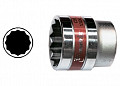 MATRIX Головка 17 мм, 12-гр, CrV, под квадрат 1/2", хромир.